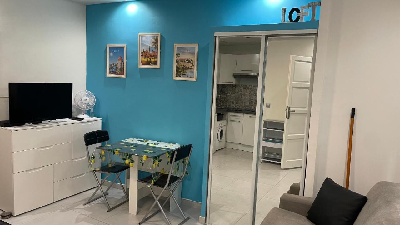 Studio rue piétonne proche plage Menton Exterior foto