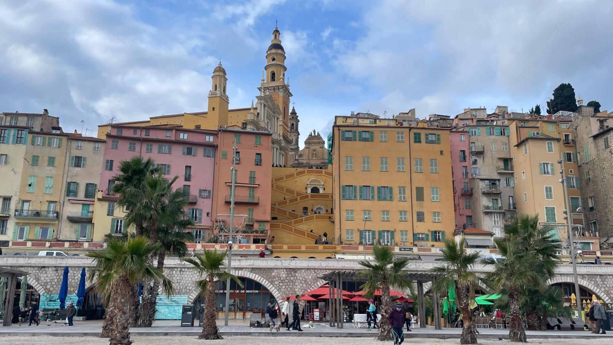 Studio rue piétonne proche plage Menton Exterior foto