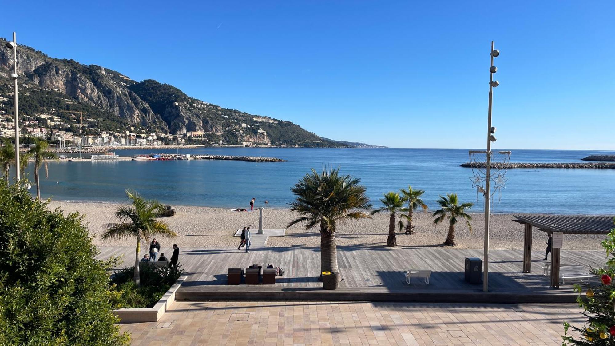 Studio rue piétonne proche plage Menton Exterior foto